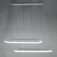 Светильник подвесной CT PRD-P G0408A-2 белый LED 72W 2700K-6400K 220-240V ПДУ купить в каталоге интернет магазина СМИТ с доставкой по Улан-Удэ