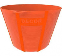 Ёмкость для гипса и затирки 0,67 л. высокая DЕCOR (670-1167)