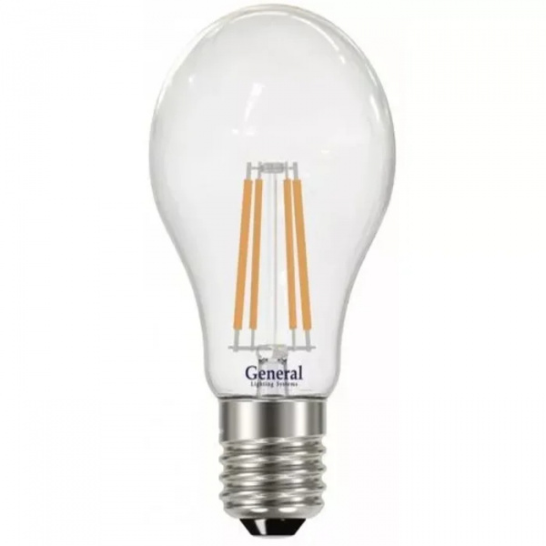 Лампа светодиодная шар A60 E27 13Вт белый свет филамент (нитевидная) матов. General LOFT