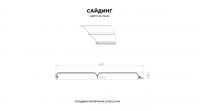 Сайдинг металл. "LбрусXL-Plus" 0.36*3м ECOSTEEL T-12 Дуб текстур. (0,45мм) купить в каталоге интернет магазина СМИТ с доставкой по Улан-Удэ