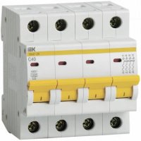 Выключатель-автомат IEK ВА 47-29 4P 40A 4,5кА хар-ка C