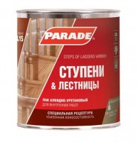 Лак паркетный алкидный глянцевый PARADE L15 Ступени&Лестницы 2,5л (Р) купить в каталоге интернет магазина СМИТ с доставкой по Улан-Удэ