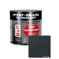Эмаль Грунт графитовая DALI серебристая, 0,75л (6)
