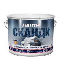Антисептик кроющий акрил п/мат Акватекс СКАНДИ альпийское утро 9л
