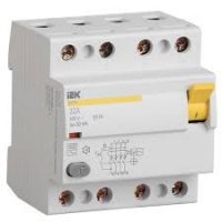 УЗО IEK ВД1-63 4Р 50А 30мА характеристика С