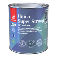 Лак яхтный алкидный глянцевый TIKKURILA UNICA STRONG, 2,7л