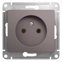 Розетка 1гн с/п б/з Платина Glossa GSL001241 (20/160) купить в каталоге интернет магазина СМИТ с доставкой по Улан-Удэ