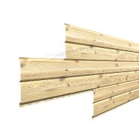 Сайдинг металл. "LбрусXL-Plus" 0.36*3м ECOSTEEL T-12 Орех текстур. (0,45мм)