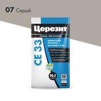 Затирка для швов Церезит CE33 серая 5 кг