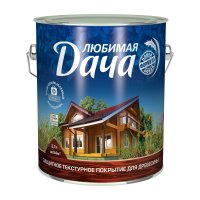 Антисептик лессирующий алкидный п/мат Любимая дача белый 2,7л (4)