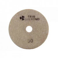 Круг шлифовальный гибкий алмазный 100мм Р30, мокрое шлифование Trio-Diamond (340030) купить в каталоге интернет магазина СМИТ с доставкой по Улан-Удэ
