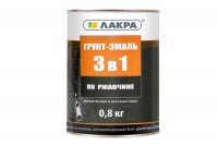 Эмаль Грунт 3 в 1 Лакра черная 1,7кг (3) купить в каталоге интернет магазина СМИТ с доставкой по Улан-Удэ
