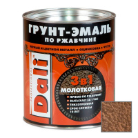 Эмаль Грунт молотковая DALI бронзовая, 2л (3)