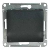 Выключатель 1 кл с/п Антрацит Glossa GSL000711 (20/160) купить в каталоге интернет магазина СМИТ с доставкой по Улан-Удэ