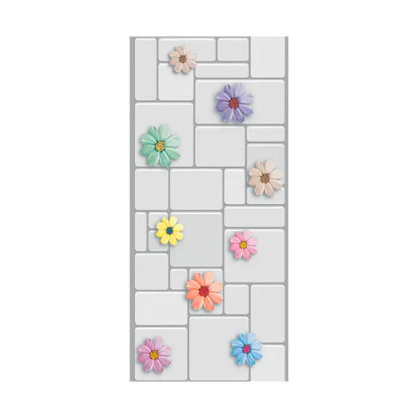 Панели пластик. Греческая мозаика цветы 20Т002-1 0,25*2,6м*8мм*** 