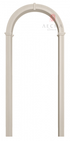 Дверная арка "Валенсия" ПВХ дуб беленый 750*...*1800