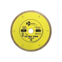 Диск алмазный 200*1,7*25.4мм Сплошной ультратонкий hot press Trio-Diamond (UTW505)