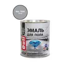 Эмаль для бетонных полов DALI серая RAL7040, 2л (3)