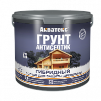 Антисептик грунт гибридный Акватекс, 2,7л