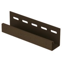J-планка Ю-Пласт Стоун-Хаус S-Lock Клинкер Нордик Лава 3050м 